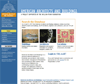 Tablet Screenshot of americanbuildings.org